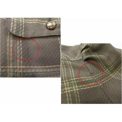 レリアン Leilian ヴィンテージ レトロ スーツ チェック レリアン Leilian ヴィンテージ レトロ セットアップ スーツ ブラウス