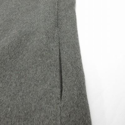 ドゥクラッセ DoCLASSE コート スタンドカラー ジップアップ ウール混