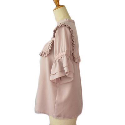 メリージェニー merry jenny セーラー切替フリルブラウス F ピンク