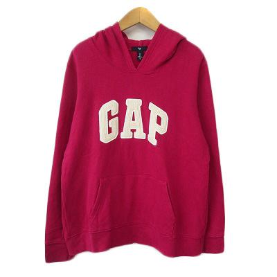 GAP（ギャップ） パーカー プルオーバー ロゴ ワッペン スウェット 裏