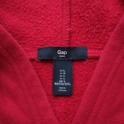 GAP（ギャップ） パーカー プルオーバー ロゴ ワッペン スウェット 裏