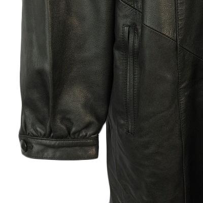 CONPIACERE コート レザー 羊革 ファー F 日本製 黒 ブラック