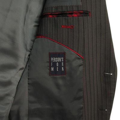 パーソンズフォーメン PERSON'S FOR MEN Ele-ku:l スーツ ストライプ