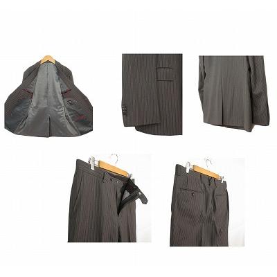 パーソンズフォーメン PERSON'S FOR MEN Ele-ku:l スーツ ストライプ