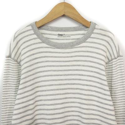 GAP（ギャップ） カットソー Tシャツ ボーダー サーマル ワッフル M