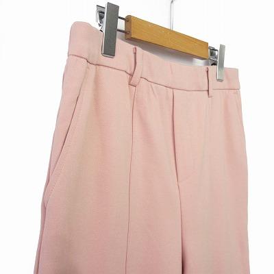 ドゥクラッセ DoCLASSE 3UPサーモ セミワイドパンツ 15 ピンク