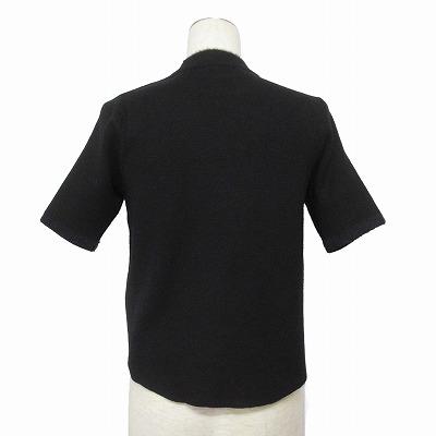 ZARA ザラ ニット セーター 半袖 S 黒 ブラック レディース