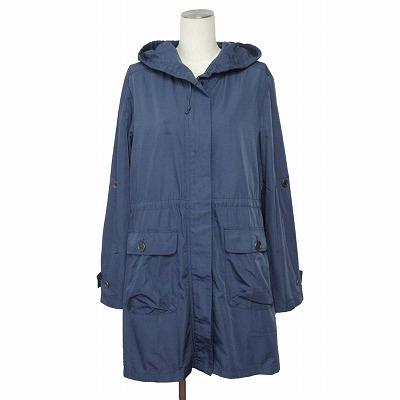 オットー OTTO コート スプリング ロング LL 青 レディース : ブランド 