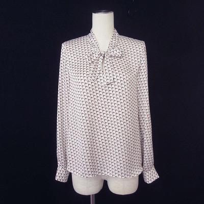 UNITED ARROWS（ユナイテッドアローズ） ブラウス ボウタイ 総柄 長袖 