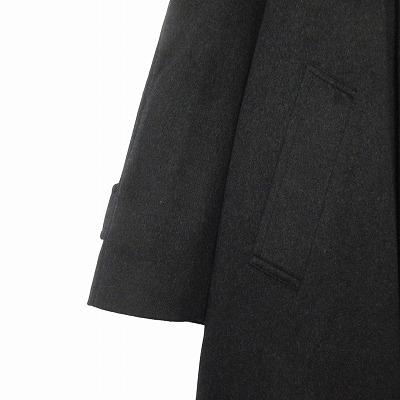 【中古】ニューヨーカー NEWYORKER コート ステンカラー カシミヤ100％ M チャコール メンズ ニューヨーカー NEWYORKER コート ステンカラー カシミヤ100％ M