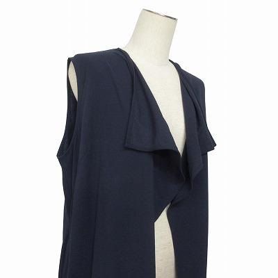 バジーレ BASILE 28 ベスト ジレ 羽織 綿 コットン 40 ネイビー バジーレ BASILE 28 ベスト ジレ 羽織 綿 コットン 40 紺 ネイビー
