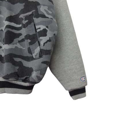 チャンピオンChampion スタジャン Mサイズ グレー Champion（チャンピオン） スタジャン ジャケット ブルゾン スウェット