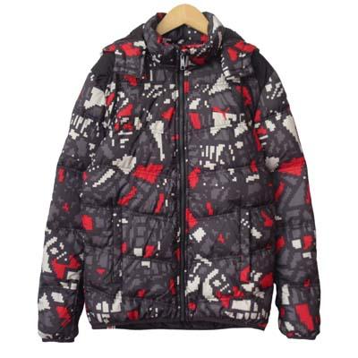 PUMA（プーマ） PUMA 565472 ILP MAP ダウンジャケット 総柄 フード