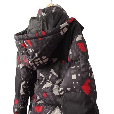 PUMA（プーマ） PUMA 565472 ILP MAP ダウンジャケット 総柄 フード