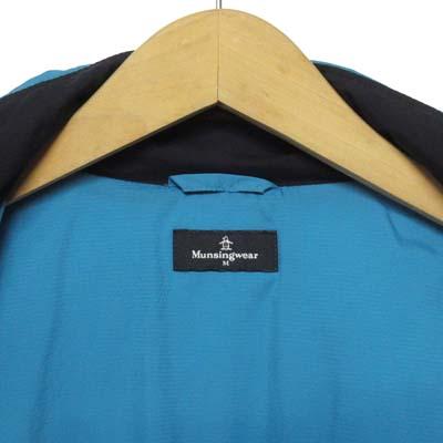 マンシングウェア MUNSINGWEAR ゴルフ ジャケット ダウン M 水色