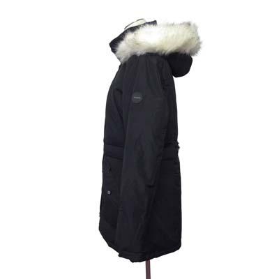 HALIFAX ハリファックス ダウンジャケット コート ファー S 黒 メンズ