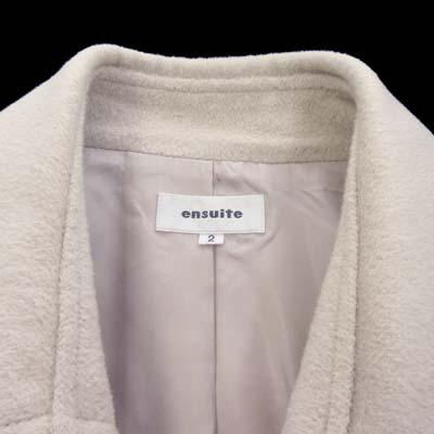 エンスウィート レナウン ensuite コート ハーフ アンゴラ ウール 2 