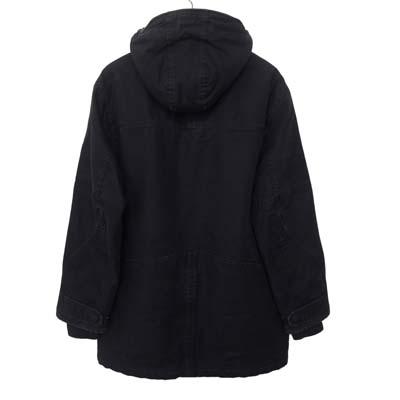 Timberland（ティンバーランド） コート ダック地 裏ボア ロング M 黒 