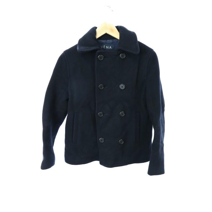 イエナ Iena ピーコート Pコート ウール 2 黒 ブラック Km6 レディース 中古 ベクトル 古着 1 ブランド古着販売のベクトル 通販 Yahoo ショッピング
