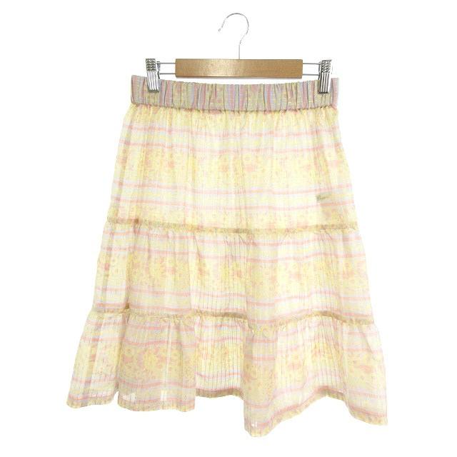 バナーバレット Banner Barrett スカート フレア ひざ丈 総柄 38 マルチカラー Su26 レディース 中古 ベクトル 古着 1 ブランド古着販売のベクトル 通販 Yahoo ショッピング