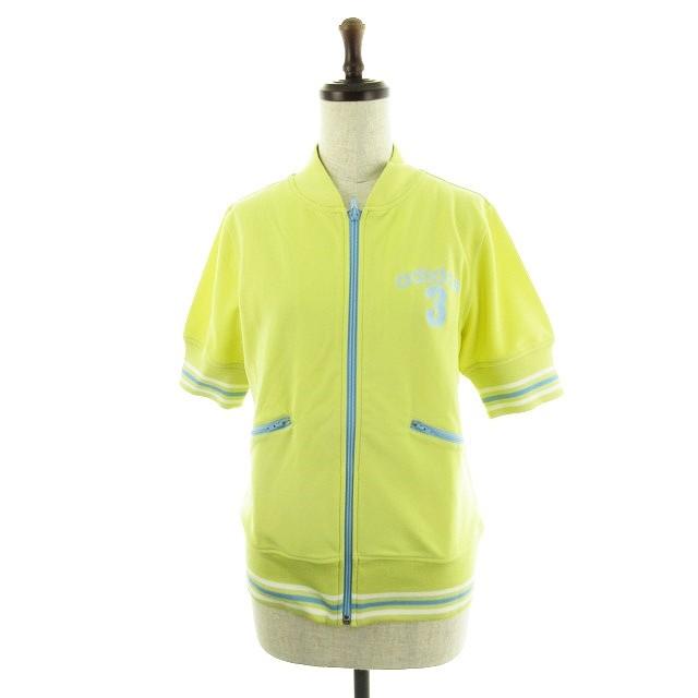 中古 アディダス Adidas ジャージ ジャケット 半袖 ジップアップ 総柄 L 黄 イエロー M1 レディース ベクトル 古着 192 ブランド古着販売のベクトル 通販 Yahoo ショッピング