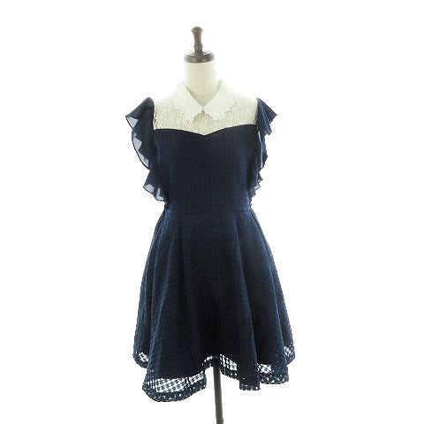 中古 ロジータ Rojita ワンピース ミニ 半袖 レース F 紺 ネイビー Ck レディース ベクトル 古着 192 ブランド古着販売のベクトル 通販 Yahoo ショッピング