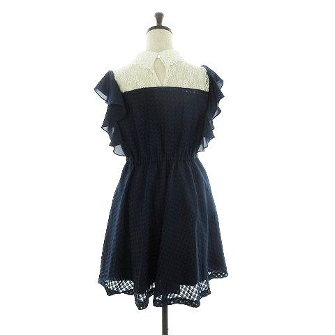 中古 ロジータ Rojita ワンピース ミニ 半袖 レース F 紺 ネイビー Ck レディース ベクトル 古着 192 ブランド古着販売のベクトル 通販 Yahoo ショッピング
