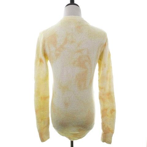 配送員設置 中古 ジェラートピケ Gelato Pique ルームウェア ニット カーディガン 長袖 Vネック 総柄 F オレンジ トップス Mo レディース ベクトル 古着 Time4yourself Com
