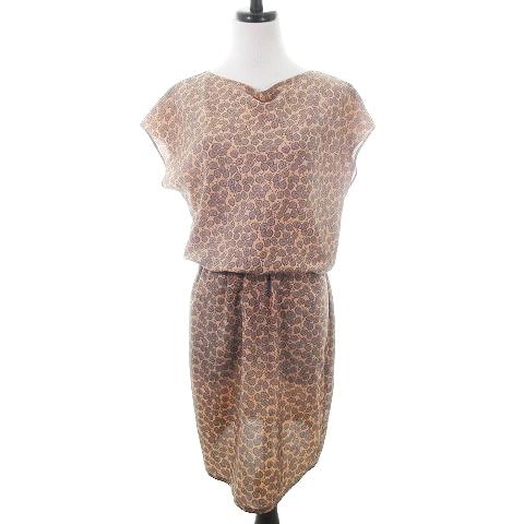 アーバンリサーチ ドアーズ Urban Research Doors ワンピース ロング タイト 半袖 ボートネック 薄手 花柄 F ベージュ Ck レディース 192 ブランド古着販売のベクトル 通販 Yahoo ショッピング