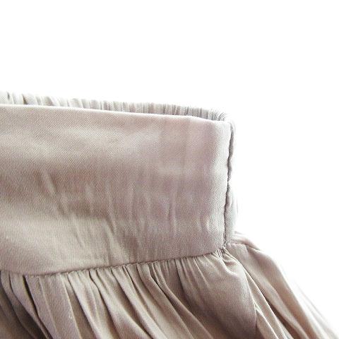 ディニテコリエ Dignite collier パンツ ワイド タック ギャザー 薄手