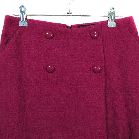 アンタイトル UNTITLED スカート タイト ミニ バックファスナー 厚手