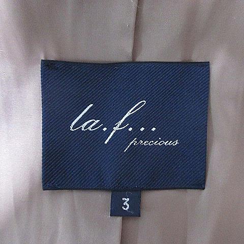ラエフ la.f... precious コート チェスター 長袖 ロング ウール 厚手 