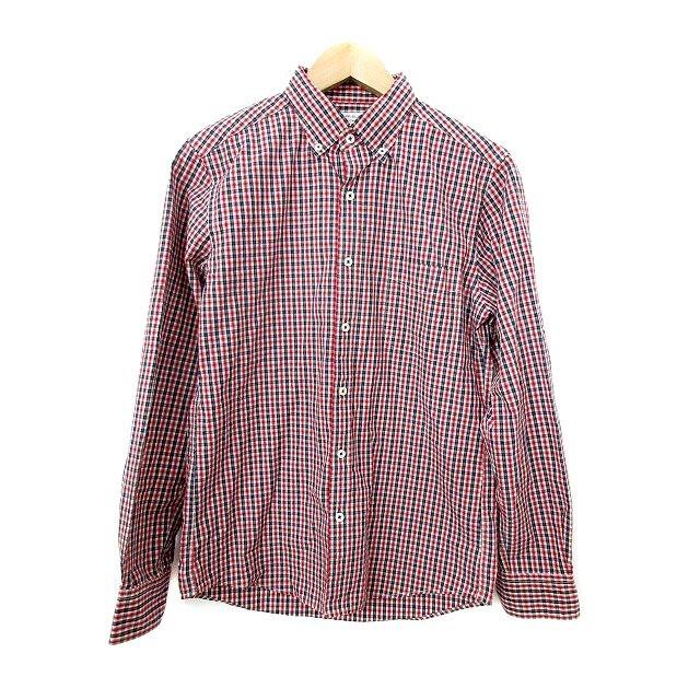 グリーンレーベルリラクシング ユナイテッドアローズ Green Label Relaxing シャツ 長袖 ボタンダウン チェック M 赤 レッド メンズ 中古 ベクトル 古着 193 ブランド古着販売のベクトル 通販 Yahoo ショッピング