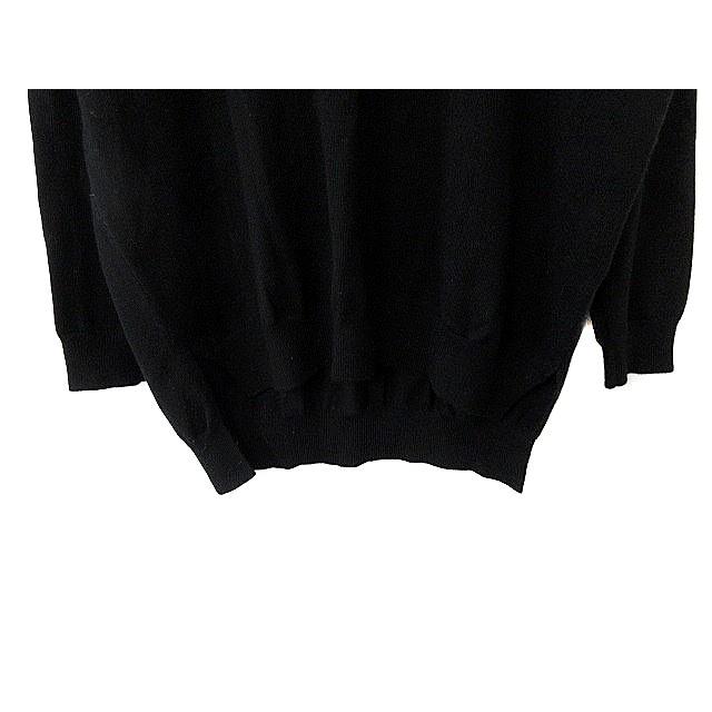 中古 ペルルペッシュ Perle Peche ニット セーター 長袖 Vネック スリット 38 黒 ブラック Akk8 レディース ベクトル 古着 193 ブランド古着販売のベクトル 通販 Yahoo ショッピング