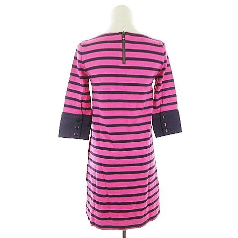 中古 アーノルドパーマー Arnold Palmer ワンピース ミニ 七分袖 ボーダー 1 ピンク m12 レディース ベクトル 古着 193 ブランド古着販売のベクトル 通販 Yahoo ショッピング