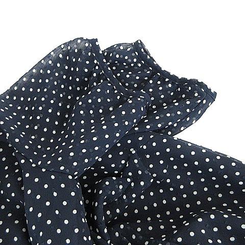 中古 エニィスィス エニシス Anysis ワンピース シャツ ひざ丈 半袖 ドット リボン 3 紺 ネイビー m21 レディース ベクトル 古着 193 ブランド古着販売のベクトル 通販 Yahoo ショッピング