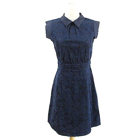 ジルスチュアート JILL STUART ワンピース ミニ ノースリーブ 花柄  