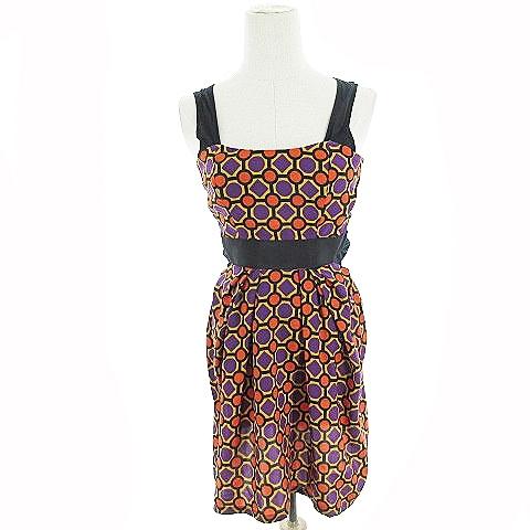 中古 エストネーション Estnation スライ Sly ワンピース ミニ タイト ノースリーブ クロス 総柄 1 オレンジ o9 レディース ベクトル 古着 193 ブランド古着販売のベクトル 通販 Yahoo ショッピング