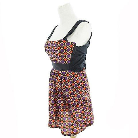 中古 エストネーション Estnation スライ Sly ワンピース ミニ タイト ノースリーブ クロス 総柄 1 オレンジ o9 レディース ベクトル 古着 193 ブランド古着販売のベクトル 通販 Yahoo ショッピング