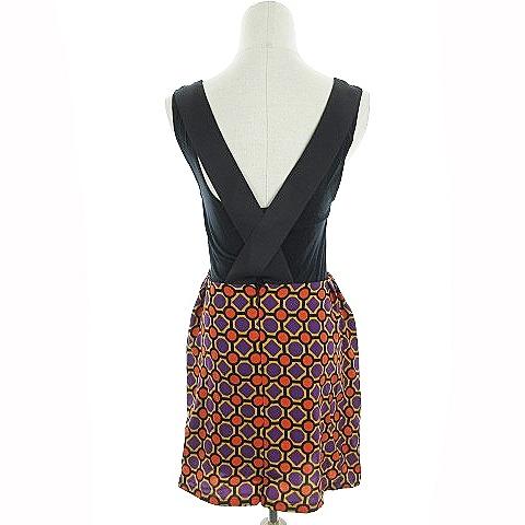 中古 エストネーション Estnation スライ Sly ワンピース ミニ タイト ノースリーブ クロス 総柄 1 オレンジ o9 レディース ベクトル 古着 193 ブランド古着販売のベクトル 通販 Yahoo ショッピング