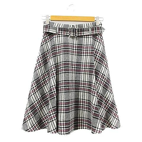 中古 ミッシュマッシュ Misch Masch スカート フレア ひざ丈 チェック ベルト M 黒 ブラック m39 レディース ベクトル 古着 193 ブランド古着販売のベクトル 通販 Yahoo ショッピング