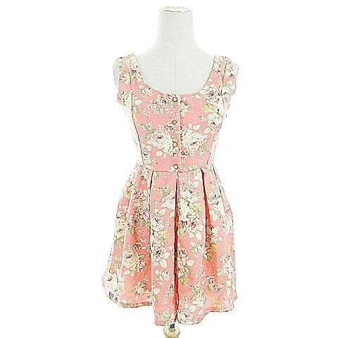 中古 リズリサ Liz Lisa ワンピース キュロット ミニ ギャザー ノースリーブ 花柄 0 ピンク m3 レディース ベクトル 古着 193 ブランド古着販売のベクトル 通販 Yahoo ショッピング