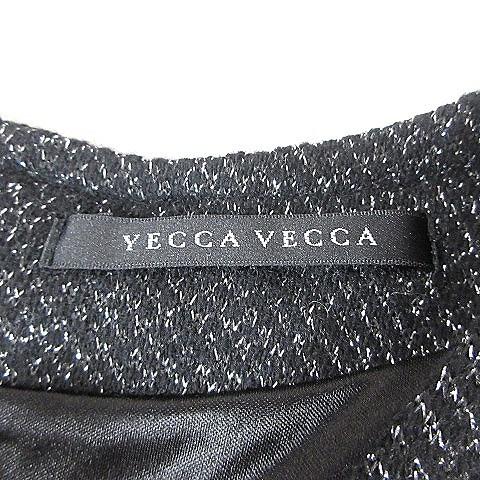 中古 イェッカヴェッカ Yecca Vecca ワンピース ミニ 七分袖 ラメ 切替 黒 ブラック m36 レディース ベクトル 古着 193 ブランド古着販売のベクトル 通販 Yahoo ショッピング