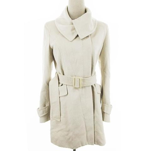 中古 クードシャンス Cdec Coup De Chance コート ステンカラー ロング 比翼 総裏地 ベルト アンゴラ 38 白 ホワイト m8 レディース ベクトル 古着 193 ブランド古着販売のベクトル 通販 Yahoo ショッピング