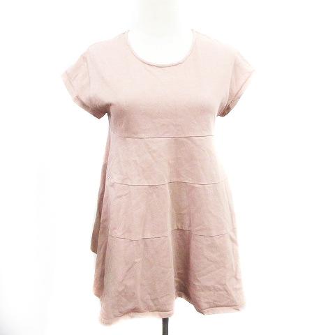 中古 アーバンリサーチ サニーレーベル Urban Research Sonny Label ワンピース チュニック フレア 半袖 F ピンク m8 レディース ベクトル 古着 最新デザインの