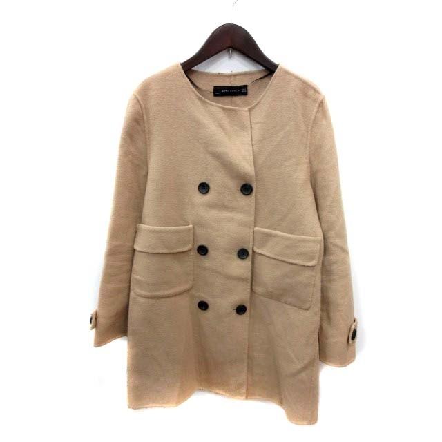 中古 ザラウーマン Zara Woman コート ノーカラー ダブル ベージュ Yi レディース ベクトル 古着 195 ブランド古着販売のベクトル 通販 Yahoo ショッピング