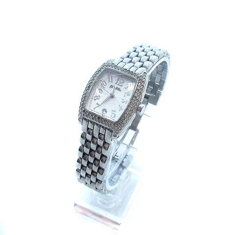 フォリフォリ Folli Follie 腕時計 アナログ クォーツ ラインストーン  