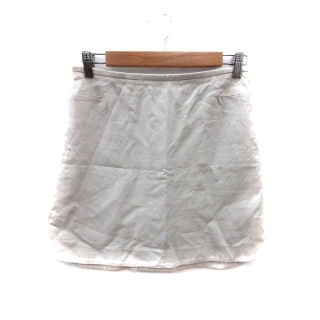 100％安い キャシャレル cacharel スカート 台形 ミニ 36 ベージュ YI