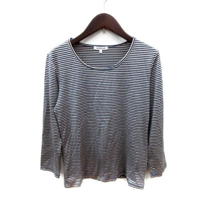 中古 ルイシャンタン Lui Chantant カットソー Tシャツ 長袖 ボーダー 40 青 ブルー Yi レディース ベクトル 古着 195 ブランド古着販売のベクトル 通販 Yahoo ショッピング