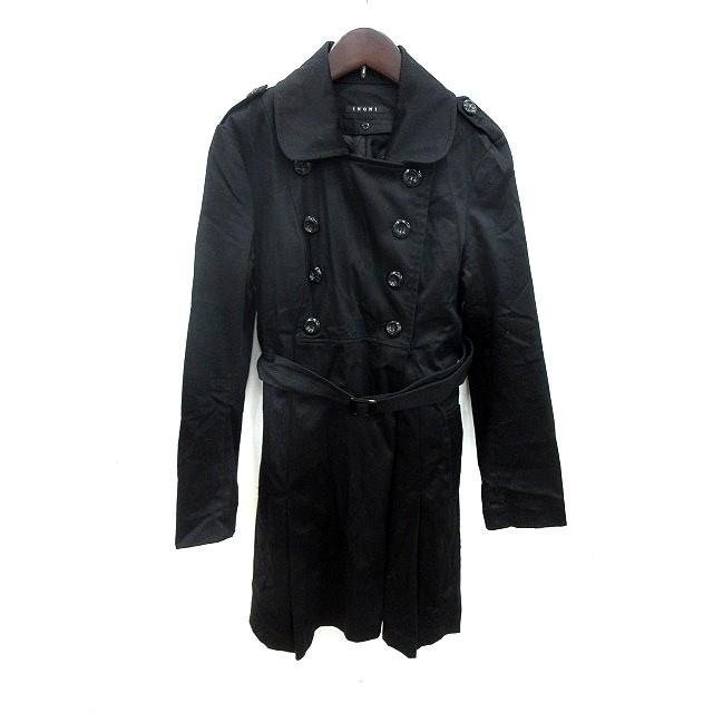 中古 イング Ingni トレンチコート 総裏地 ウエストマーク M 黒 ブラック Rt レディース ベクトル 古着 195 ブランド古着販売のベクトル 通販 Yahoo ショッピング